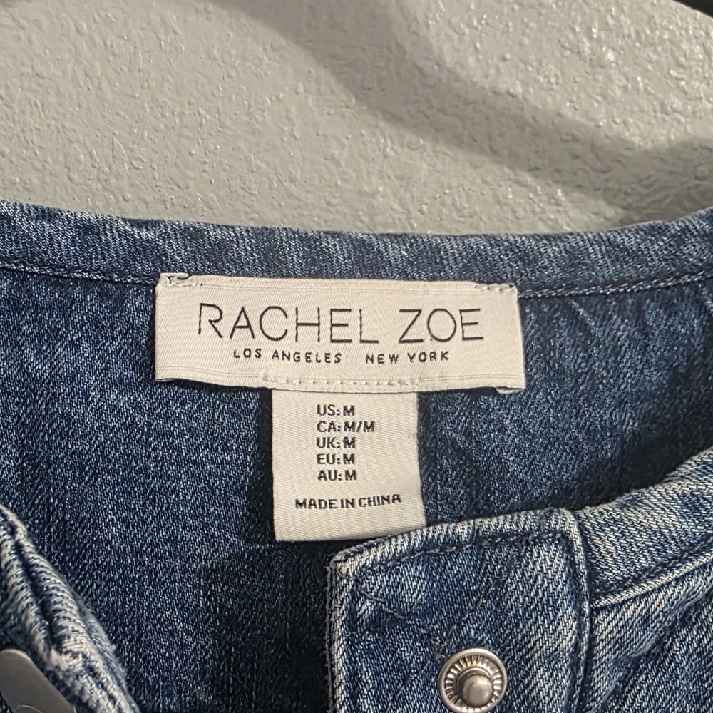 Rachel Zoe Denim Quilted Jacket